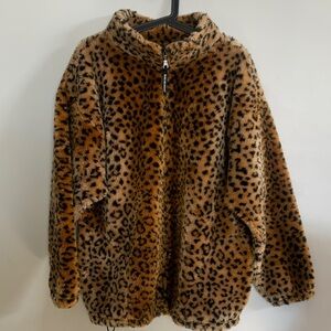 Black Mountain Leopard Print Jacket